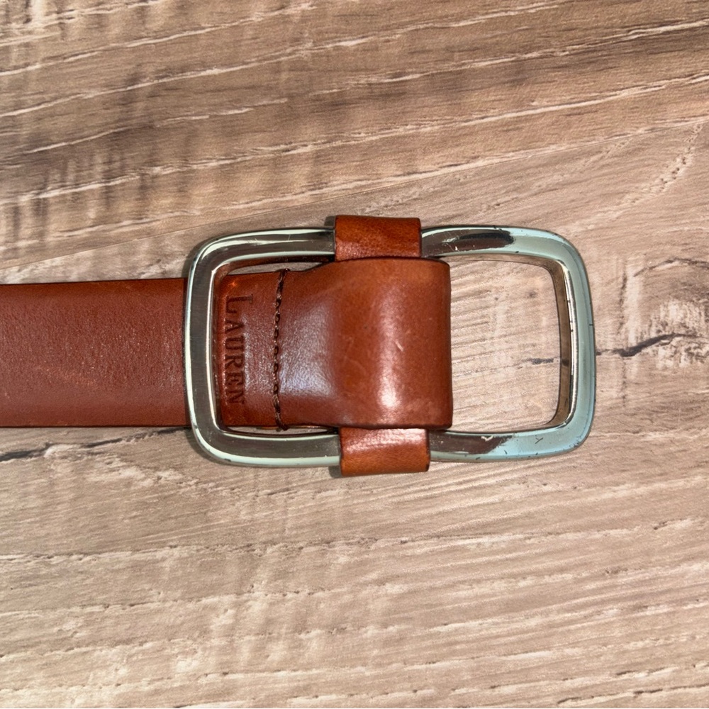 Ralph Lauren Brown Leather Women's Belt